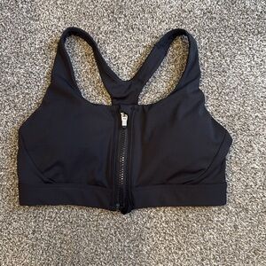 Athleta zip front bra